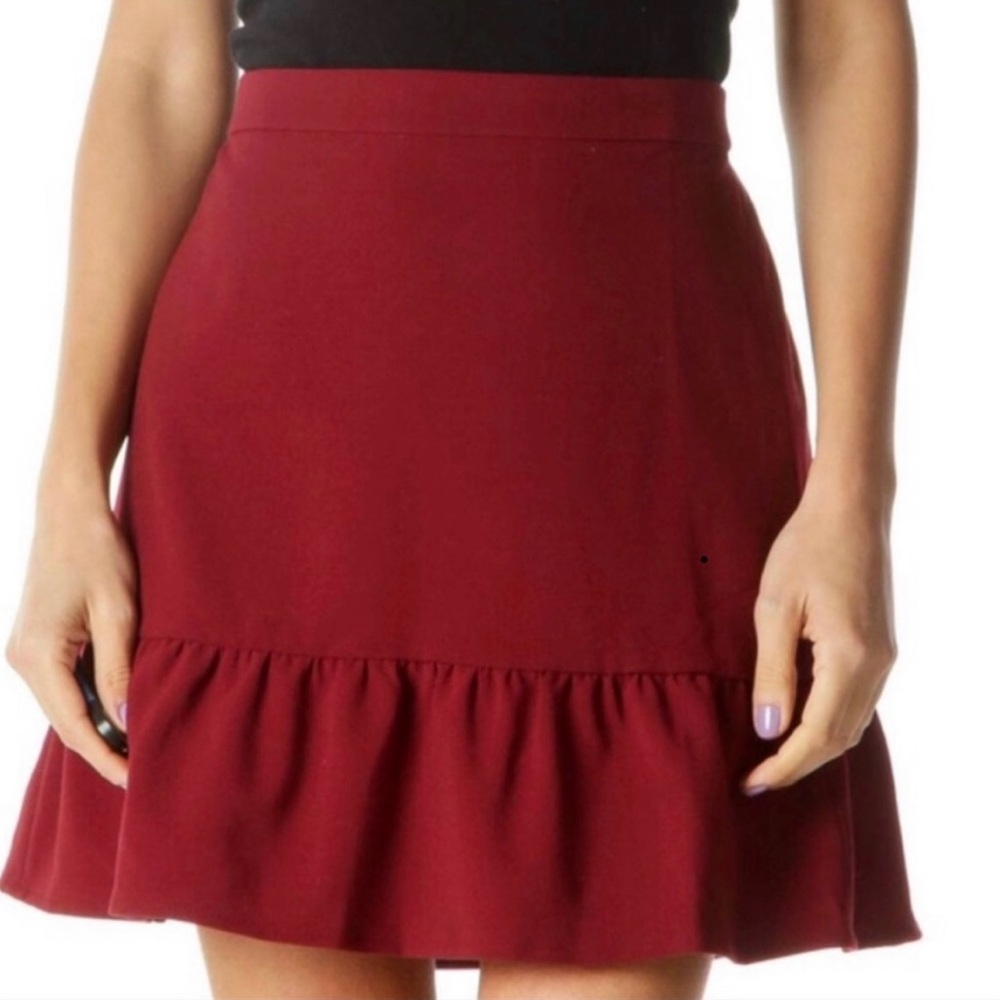 J.Crew Flounce Mini Skirt